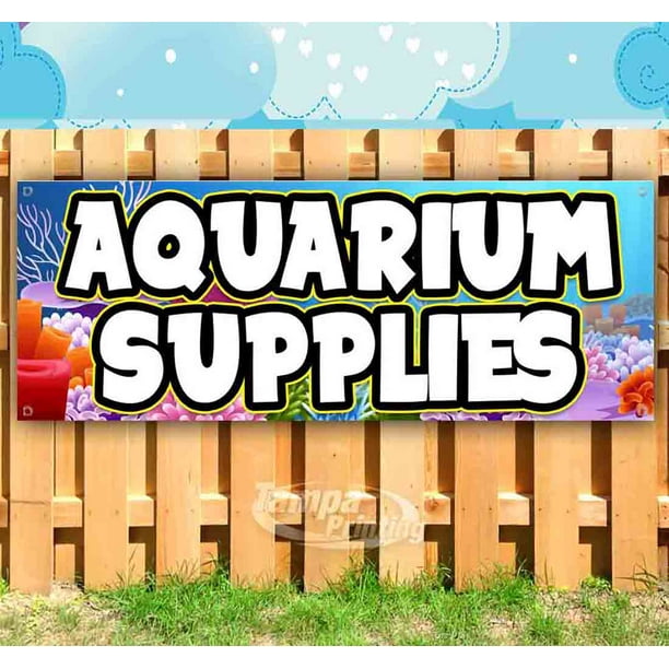 Heavy-Duty Vinyl Single-Sided with Metal Grommets Aquarium Supplies 13 oz Banner Non-Fabric Heavy-Duty Vinyl Single-Sided with Metal Grommets Aquarium Supplies 13 oz Banner Non-Fabric